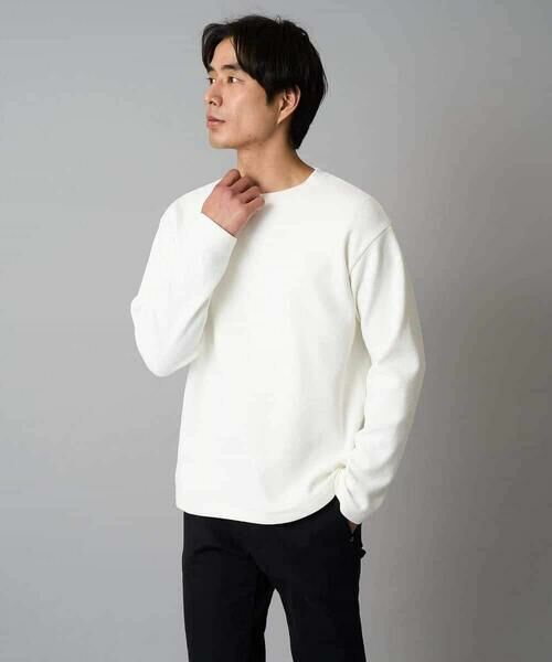 a.v.v / アー・ヴェ・ヴェ スウェット | 【洗濯機で洗える】モール幾何ジャカードクルーネックプルオーバー | 詳細15