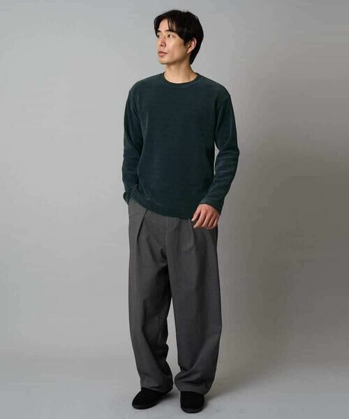 a.v.v / アー・ヴェ・ヴェ スウェット | 【洗濯機で洗える】モール幾何ジャカードクルーネックプルオーバー | 詳細3