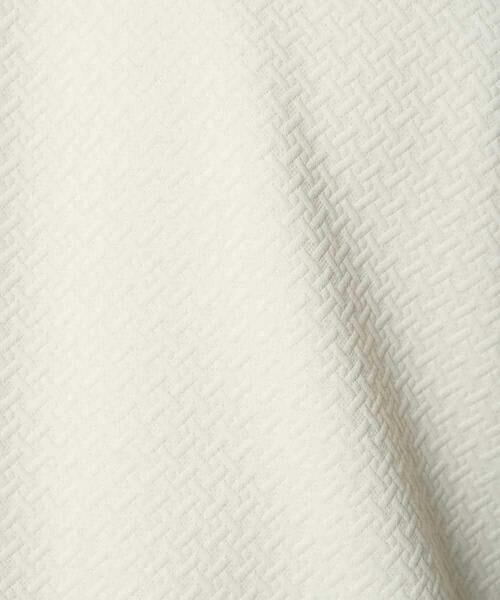 a.v.v / アー・ヴェ・ヴェ カットソー | 【イージーケア/毛玉になりにくい】バスケットジャカードクルーネックスマートTシャツ【洗濯機で洗える】<ON/OFF SERIES> | 詳細18