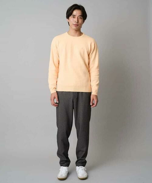 a.v.v / アー・ヴェ・ヴェ チノ・ワークパンツ | 【イージーケア/毛玉になりにくい】メランジツイルストレッチセミルーズパンツ【洗濯機で洗える/ストレッチ】 | 詳細1