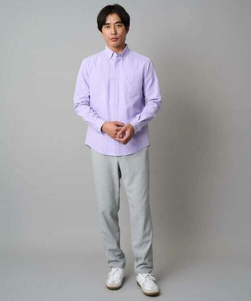 a.v.v / アー・ヴェ・ヴェ チノ・ワークパンツ | 【イージーケア/毛玉になりにくい】メランジツイルストレッチセミルーズパンツ【洗濯機で洗える/ストレッチ】 | 詳細10