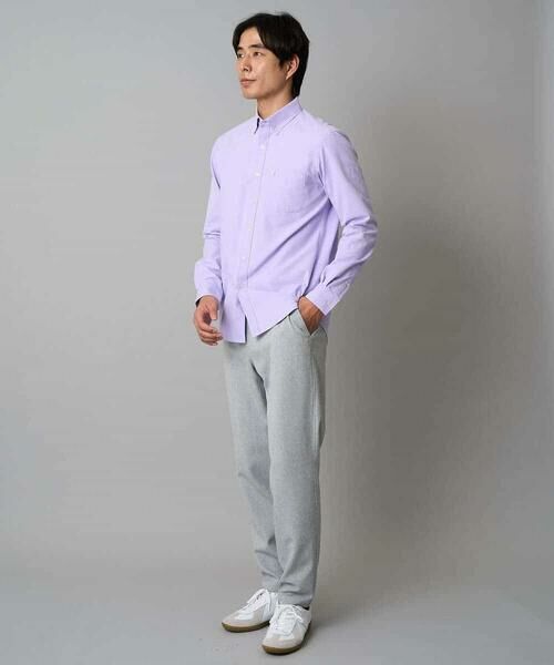 a.v.v / アー・ヴェ・ヴェ チノ・ワークパンツ | 【イージーケア/毛玉になりにくい】メランジツイルストレッチセミルーズパンツ【洗濯機で洗える/ストレッチ】 | 詳細11