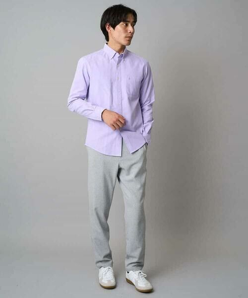 a.v.v / アー・ヴェ・ヴェ チノ・ワークパンツ | 【イージーケア/毛玉になりにくい】メランジツイルストレッチセミルーズパンツ【洗濯機で洗える/ストレッチ】 | 詳細12