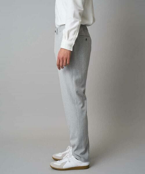 a.v.v / アー・ヴェ・ヴェ チノ・ワークパンツ | 【イージーケア/毛玉になりにくい】メランジツイルストレッチセミルーズパンツ【洗濯機で洗える/ストレッチ】 | 詳細21