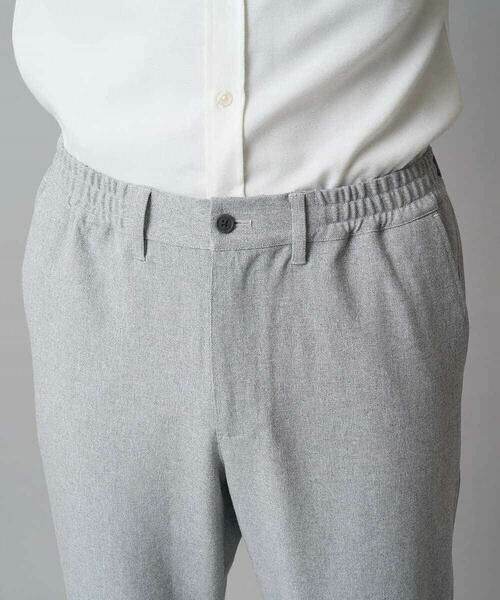 a.v.v / アー・ヴェ・ヴェ チノ・ワークパンツ | 【イージーケア/毛玉になりにくい】メランジツイルストレッチセミルーズパンツ【洗濯機で洗える/ストレッチ】 | 詳細23