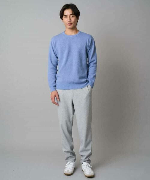 a.v.v / アー・ヴェ・ヴェ チノ・ワークパンツ | 【イージーケア/毛玉になりにくい】メランジツイルストレッチセミルーズパンツ【洗濯機で洗える/ストレッチ】 | 詳細5