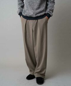a.v.v / アー・ヴェ・ヴェ チノ・ワークパンツ | 【イージーケア/洗濯機で洗える】裏微起毛ストレッチオーバーパンツ