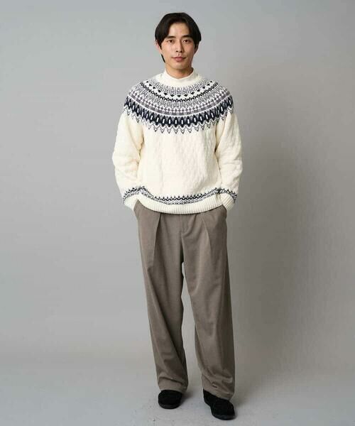 a.v.v / アー・ヴェ・ヴェ チノ・ワークパンツ | 【イージーケア/洗濯機で洗える】裏微起毛ストレッチオーバーパンツ | 詳細10