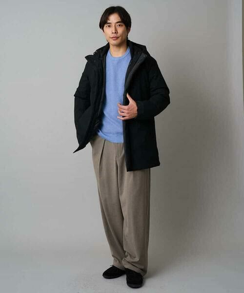 a.v.v / アー・ヴェ・ヴェ チノ・ワークパンツ | 【イージーケア/洗濯機で洗える】裏微起毛ストレッチオーバーパンツ | 詳細13