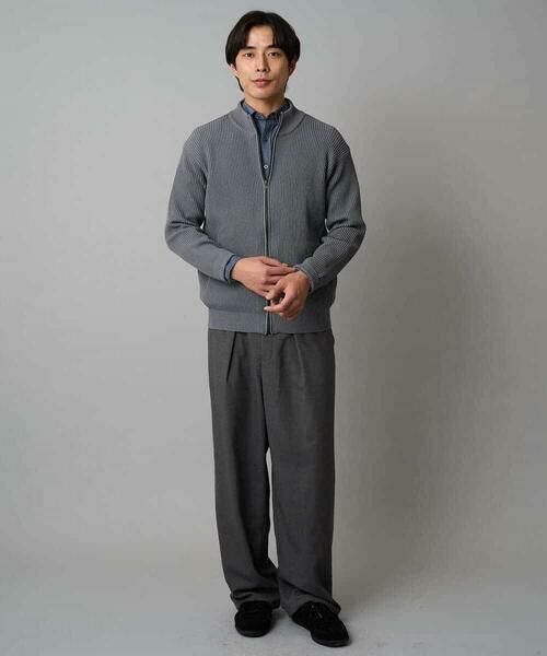 a.v.v / アー・ヴェ・ヴェ チノ・ワークパンツ | 【イージーケア/洗濯機で洗える】裏微起毛ストレッチオーバーパンツ | 詳細15