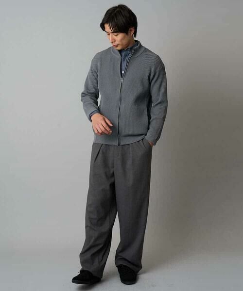 a.v.v / アー・ヴェ・ヴェ チノ・ワークパンツ | 【イージーケア/洗濯機で洗える】裏微起毛ストレッチオーバーパンツ | 詳細17