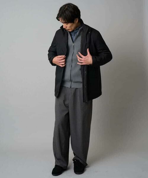 a.v.v / アー・ヴェ・ヴェ チノ・ワークパンツ | 【イージーケア/洗濯機で洗える】裏微起毛ストレッチオーバーパンツ | 詳細19