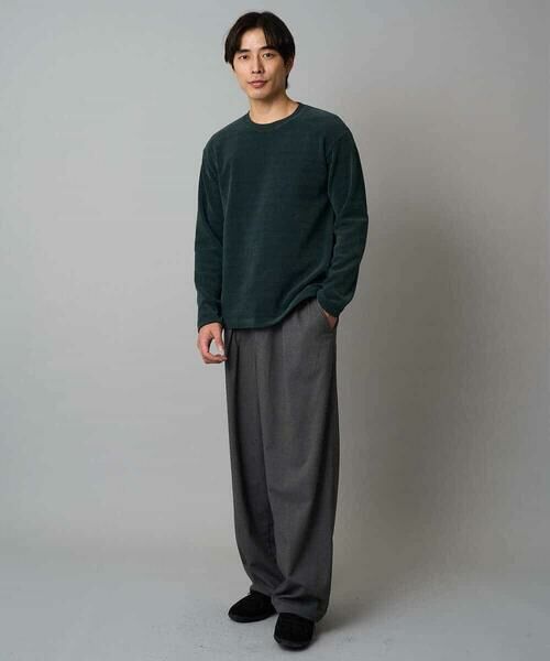 a.v.v / アー・ヴェ・ヴェ チノ・ワークパンツ | 【イージーケア/洗濯機で洗える】裏微起毛ストレッチオーバーパンツ | 詳細22