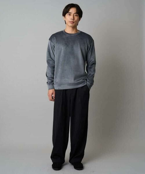 a.v.v / アー・ヴェ・ヴェ チノ・ワークパンツ | 【イージーケア/洗濯機で洗える】裏微起毛ストレッチオーバーパンツ | 詳細27
