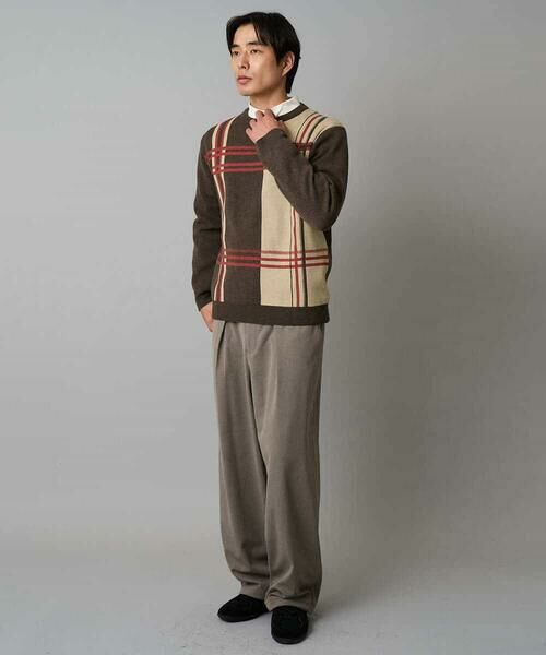 a.v.v / アー・ヴェ・ヴェ チノ・ワークパンツ | 【イージーケア/洗濯機で洗える】裏微起毛ストレッチオーバーパンツ | 詳細9