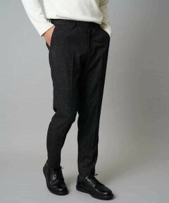 a.v.v / アー・ヴェ・ヴェ チノ・ワークパンツ | 【イージーケア/毛玉になりにくい】メランジシャンブレースマートスラックス【洗濯機で洗える/ストレッチ】〈ON/OFF SERIES〉