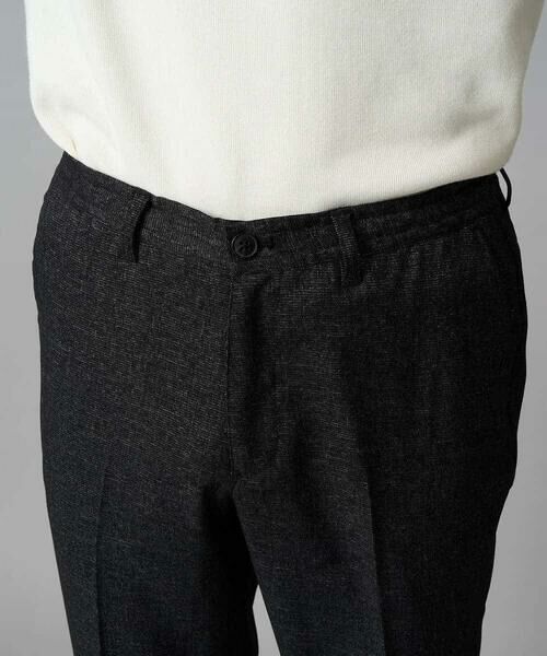 a.v.v / アー・ヴェ・ヴェ チノ・ワークパンツ | 【イージーケア/毛玉になりにくい】メランジシャンブレースマートスラックス【洗濯機で洗える/ストレッチ】〈ON/OFF SERIES〉 | 詳細12