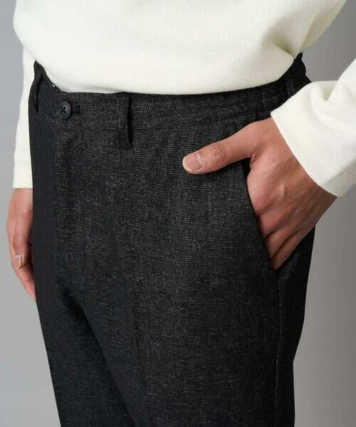 a.v.v / アー・ヴェ・ヴェ チノ・ワークパンツ | 【イージーケア/毛玉になりにくい】メランジシャンブレースマートスラックス【洗濯機で洗える/ストレッチ】〈ON/OFF SERIES〉 | 詳細13