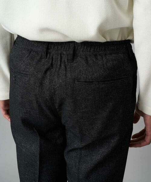 a.v.v / アー・ヴェ・ヴェ チノ・ワークパンツ | 【イージーケア/毛玉になりにくい】メランジシャンブレースマートスラックス【洗濯機で洗える/ストレッチ】〈ON/OFF SERIES〉 | 詳細14