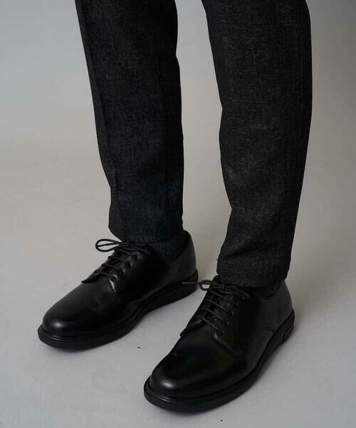 a.v.v / アー・ヴェ・ヴェ チノ・ワークパンツ | 【イージーケア/毛玉になりにくい】メランジシャンブレースマートスラックス【洗濯機で洗える/ストレッチ】〈ON/OFF SERIES〉 | 詳細15