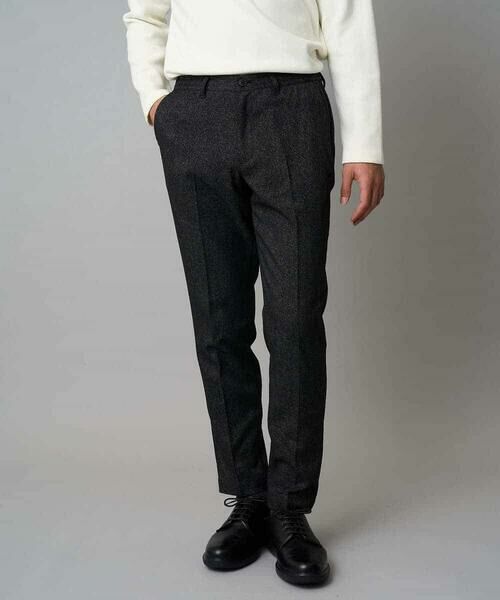 a.v.v / アー・ヴェ・ヴェ チノ・ワークパンツ | 【イージーケア/毛玉になりにくい】メランジシャンブレースマートスラックス【洗濯機で洗える/ストレッチ】〈ON/OFF SERIES〉 | 詳細9