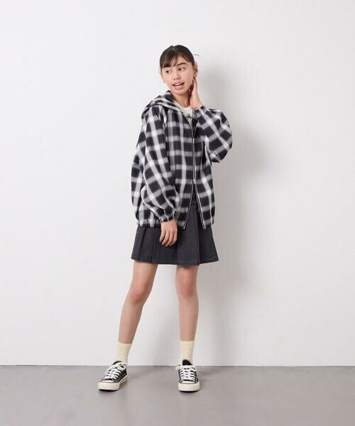 a.v.v / アー・ヴェ・ヴェ シャツ・ブラウス | [130-160]フーディーチェックシャツブルゾン | 詳細10
