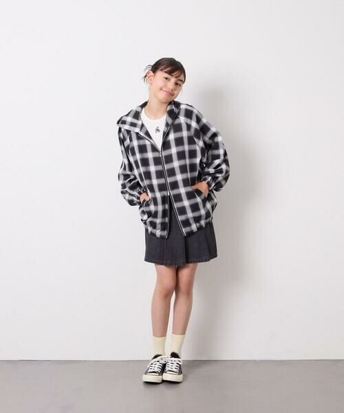 a.v.v / アー・ヴェ・ヴェ シャツ・ブラウス | [130-160]フーディーチェックシャツブルゾン | 詳細7