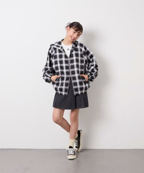 a.v.v / アー・ヴェ・ヴェ シャツ・ブラウス | [130-160]フーディーチェックシャツブルゾン | 詳細8