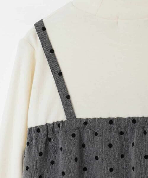 a.v.v / アー・ヴェ・ヴェ ロング・マキシ丈ワンピース | [120-160]フロッキードットプリントドッキングワンピース | 詳細13