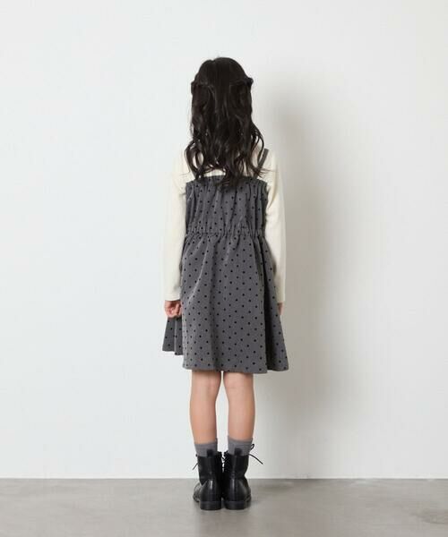 a.v.v / アー・ヴェ・ヴェ ロング・マキシ丈ワンピース | [120-160]フロッキードットプリントドッキングワンピース | 詳細15