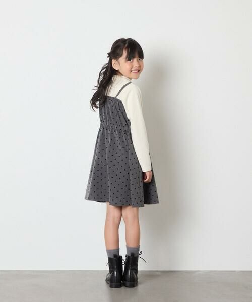 a.v.v / アー・ヴェ・ヴェ ロング・マキシ丈ワンピース | [120-160]フロッキードットプリントドッキングワンピース | 詳細16