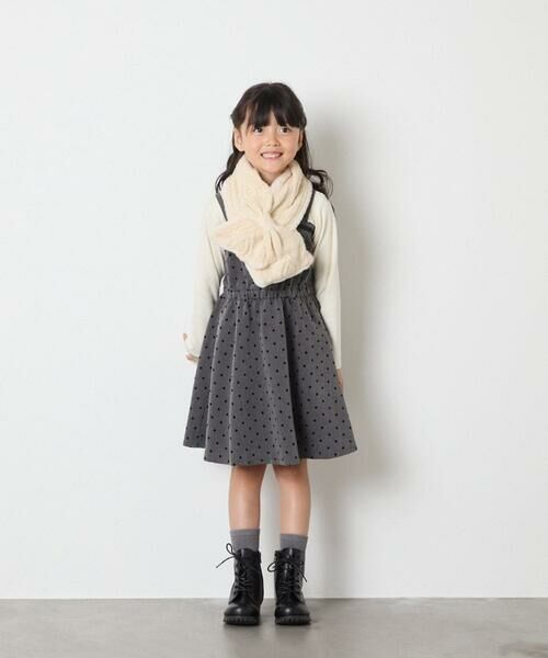 a.v.v / アー・ヴェ・ヴェ ロング・マキシ丈ワンピース | [120-160]フロッキードットプリントドッキングワンピース | 詳細17