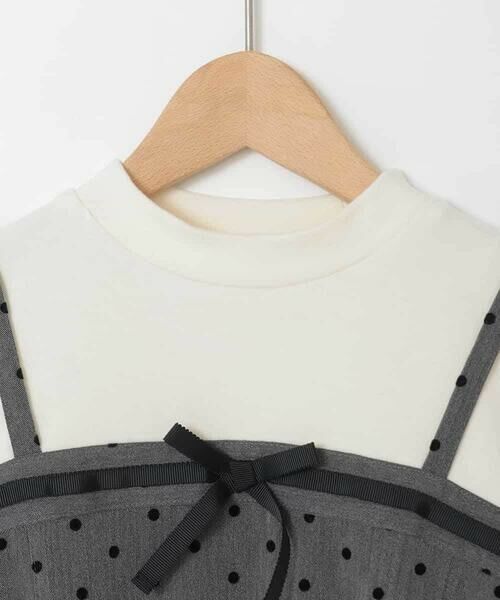 a.v.v / アー・ヴェ・ヴェ ロング・マキシ丈ワンピース | [120-160]フロッキードットプリントドッキングワンピース | 詳細6