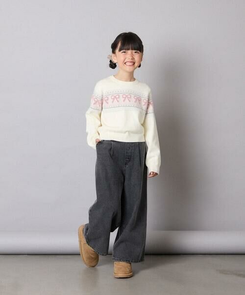a.v.v / アー・ヴェ・ヴェ ニット・セーター | [120-160]【おうちで洗える】ふわもちノルディックニット | 詳細16
