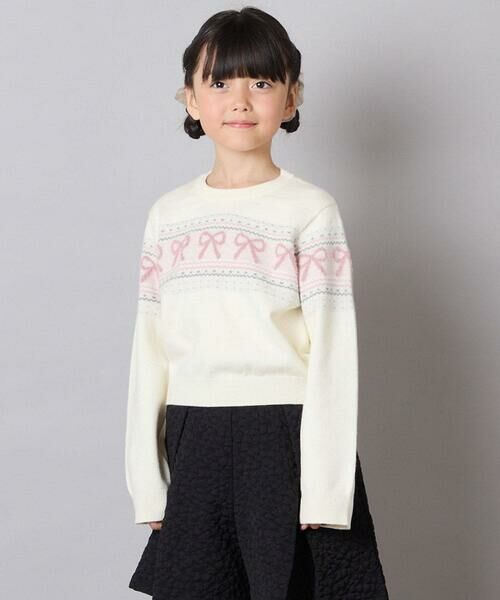 a.v.v / アー・ヴェ・ヴェ ニット・セーター | [120-160]【おうちで洗える】ふわもちノルディックニット | 詳細2