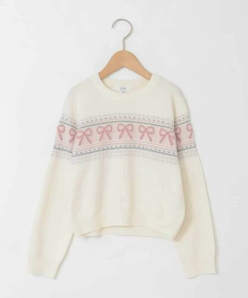 a.v.v / アー・ヴェ・ヴェ ニット・セーター | [120-160]【おうちで洗える】ふわもちノルディックニット | 詳細20