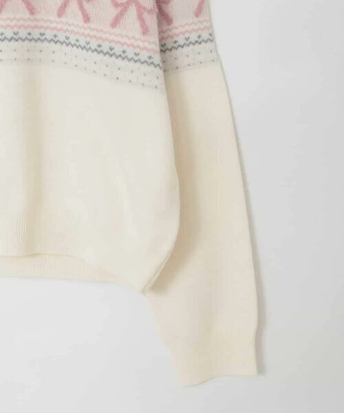a.v.v / アー・ヴェ・ヴェ ニット・セーター | [120-160]【おうちで洗える】ふわもちノルディックニット | 詳細23