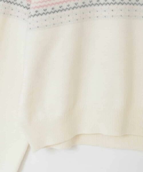 a.v.v / アー・ヴェ・ヴェ ニット・セーター | [120-160]【おうちで洗える】ふわもちノルディックニット | 詳細24