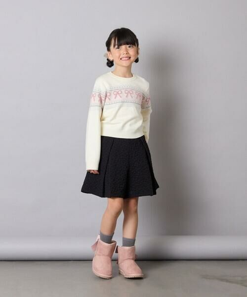 a.v.v / アー・ヴェ・ヴェ ニット・セーター | [120-160]【おうちで洗える】ふわもちノルディックニット | 詳細6