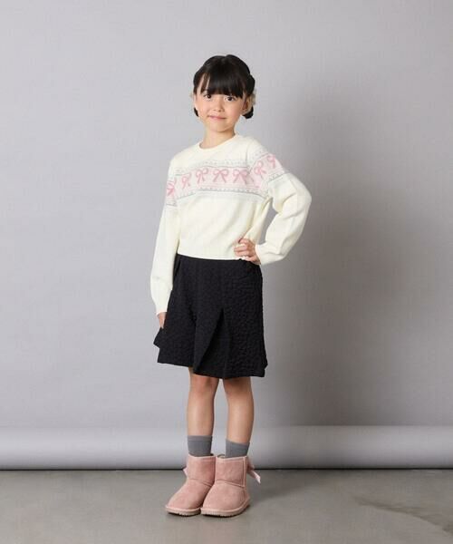 a.v.v / アー・ヴェ・ヴェ ニット・セーター | [120-160]【おうちで洗える】ふわもちノルディックニット | 詳細7