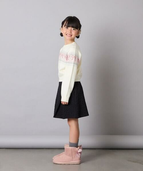 a.v.v / アー・ヴェ・ヴェ ニット・セーター | [120-160]【おうちで洗える】ふわもちノルディックニット | 詳細8