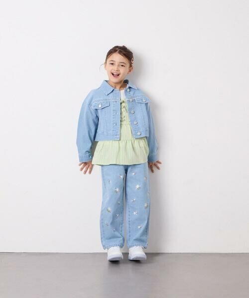a.v.v / アー・ヴェ・ヴェ Gジャン・デニムジャケット | [120-160]レースGジャン | 詳細4