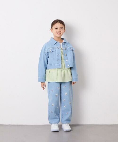 a.v.v / アー・ヴェ・ヴェ Gジャン・デニムジャケット | [120-160]レースGジャン | 詳細5