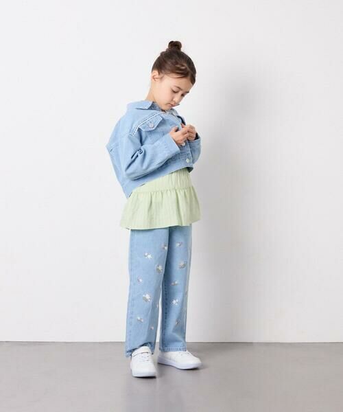 a.v.v / アー・ヴェ・ヴェ Gジャン・デニムジャケット | [120-160]レースGジャン | 詳細7