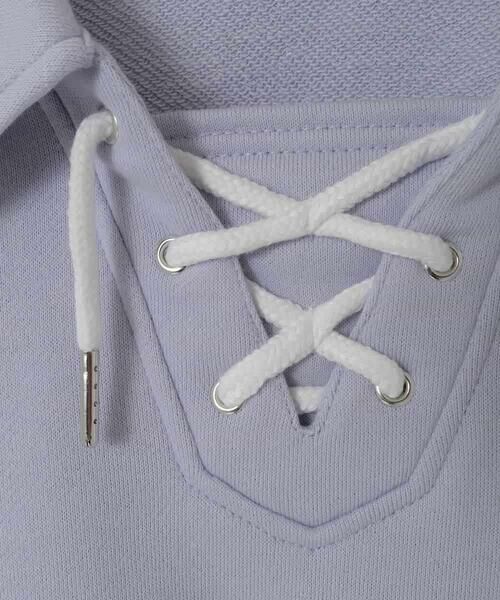 a.v.v / アー・ヴェ・ヴェ カットソー | [120-160]衿付きレースアップトレーナー | 詳細12
