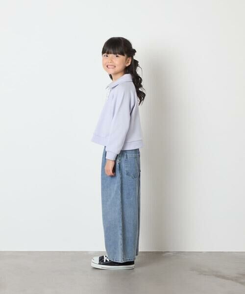 a.v.v / アー・ヴェ・ヴェ カットソー | [120-160]衿付きレースアップトレーナー | 詳細14