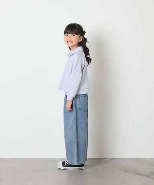 a.v.v / アー・ヴェ・ヴェ カットソー | [120-160]衿付きレースアップトレーナー | 詳細8