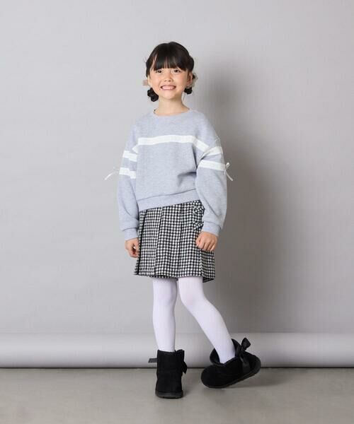 a.v.v / アー・ヴェ・ヴェ カットソー | [120-160]【おうちで洗える】レーステープカラートレーナー | 詳細10