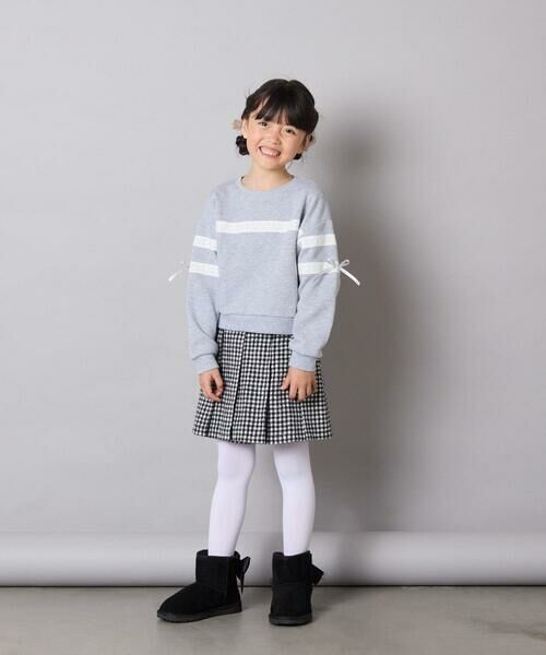 a.v.v / アー・ヴェ・ヴェ カットソー | [120-160]【おうちで洗える】レーステープカラートレーナー | 詳細12