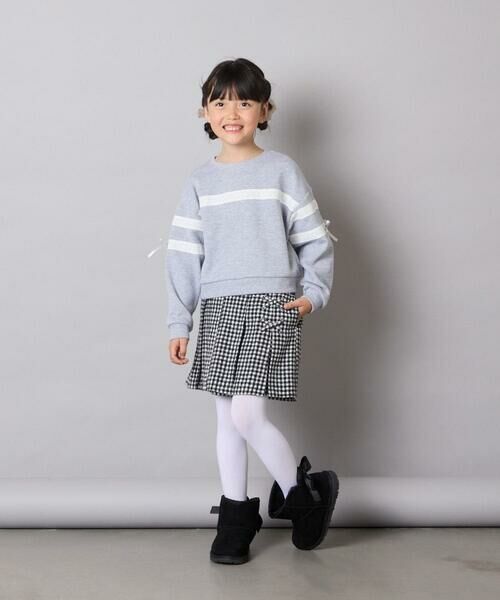 a.v.v / アー・ヴェ・ヴェ カットソー | [120-160]【おうちで洗える】レーステープカラートレーナー | 詳細13